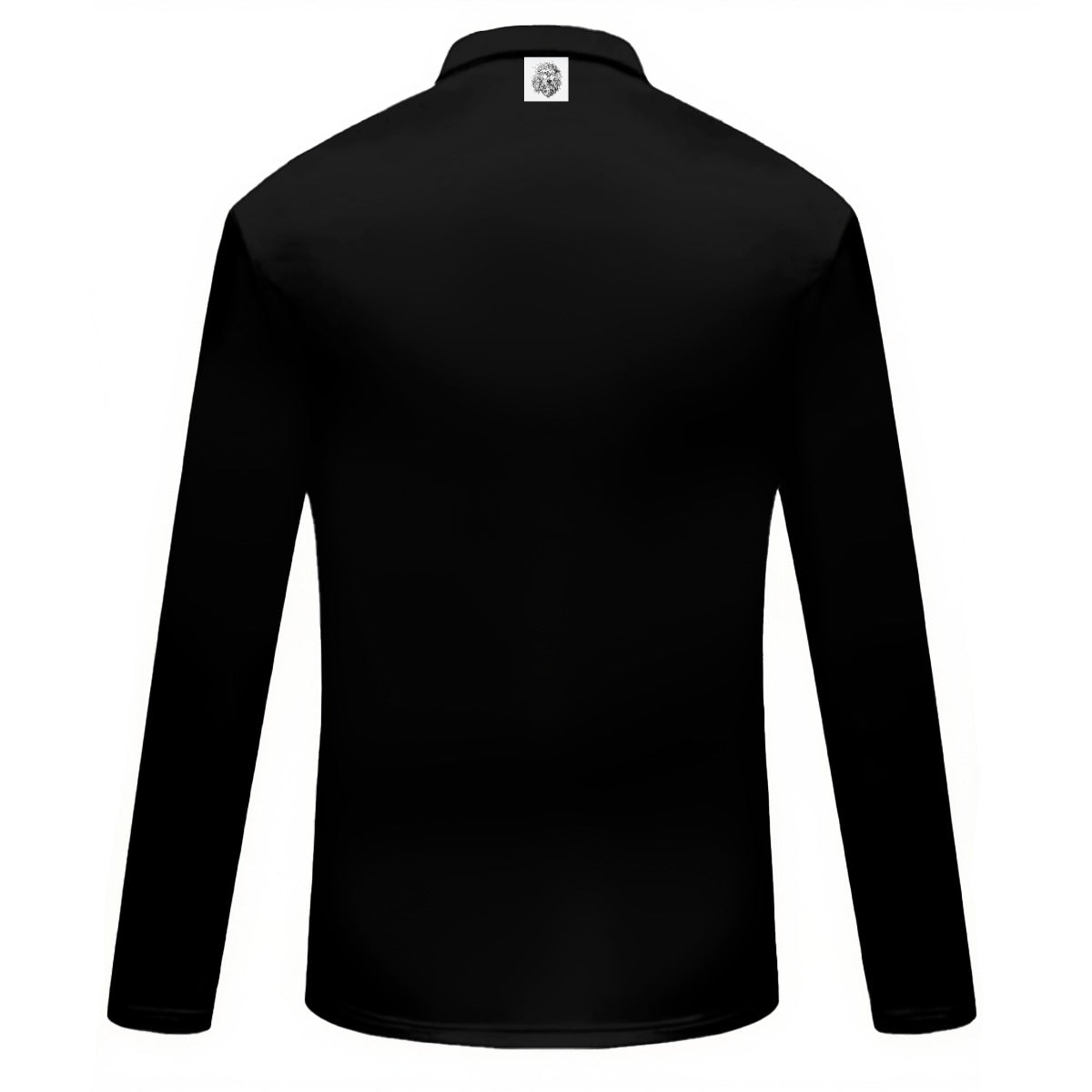 Grateful Dog Black Women's Quarter Zip Sport Shirt With Long Sleeve