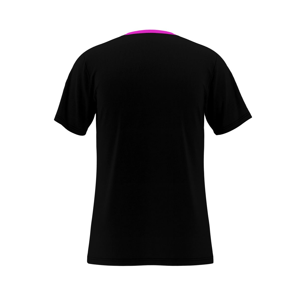 ZIIING! Pink and Black O-Neck T-Shirt