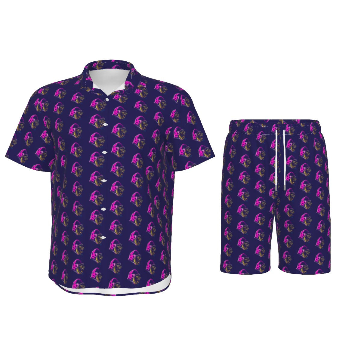 Gorilla Emblem Men's Short Sleeve Shirt Set