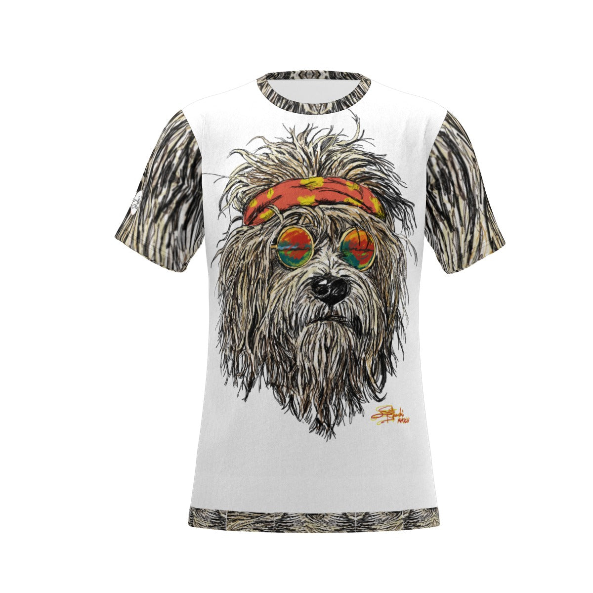 Grateful Dog Textured T-shirt