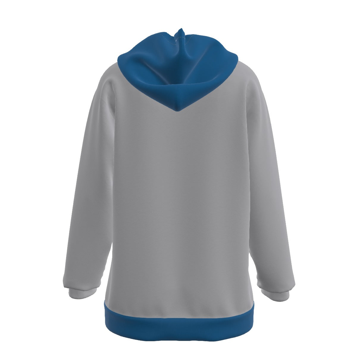 Bleed Blue White Women's Heavy Fleece Hoodie