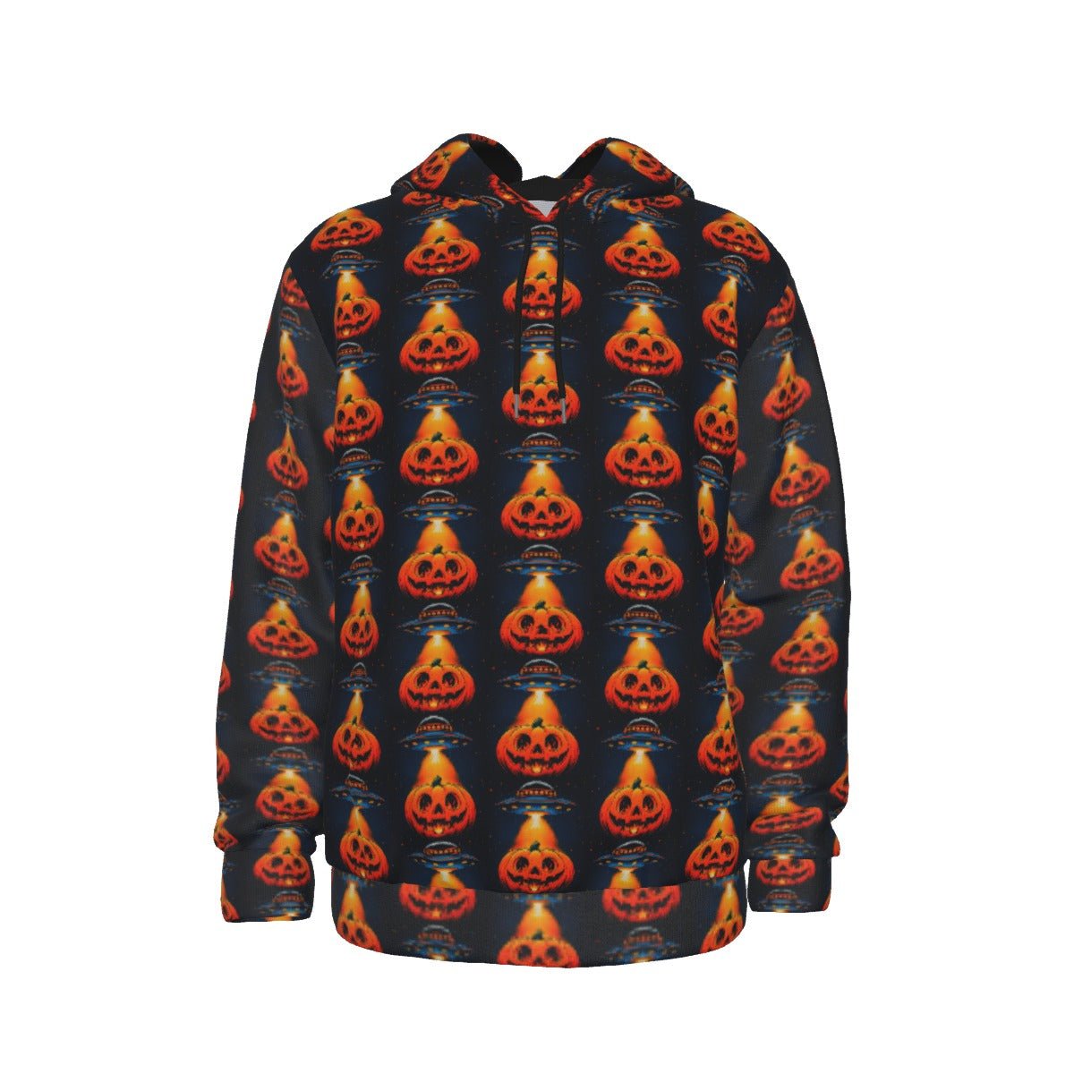Pumpkin Abduction Pullover Hoodie - SB - THREADZ