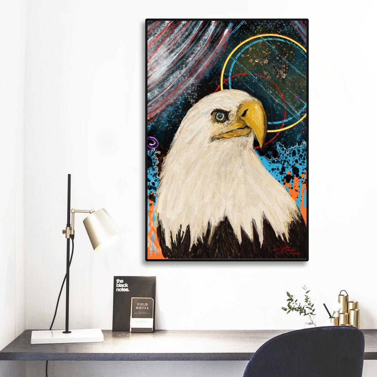 Where Eagles Dare Black Frame Mural - SB - THREADZ