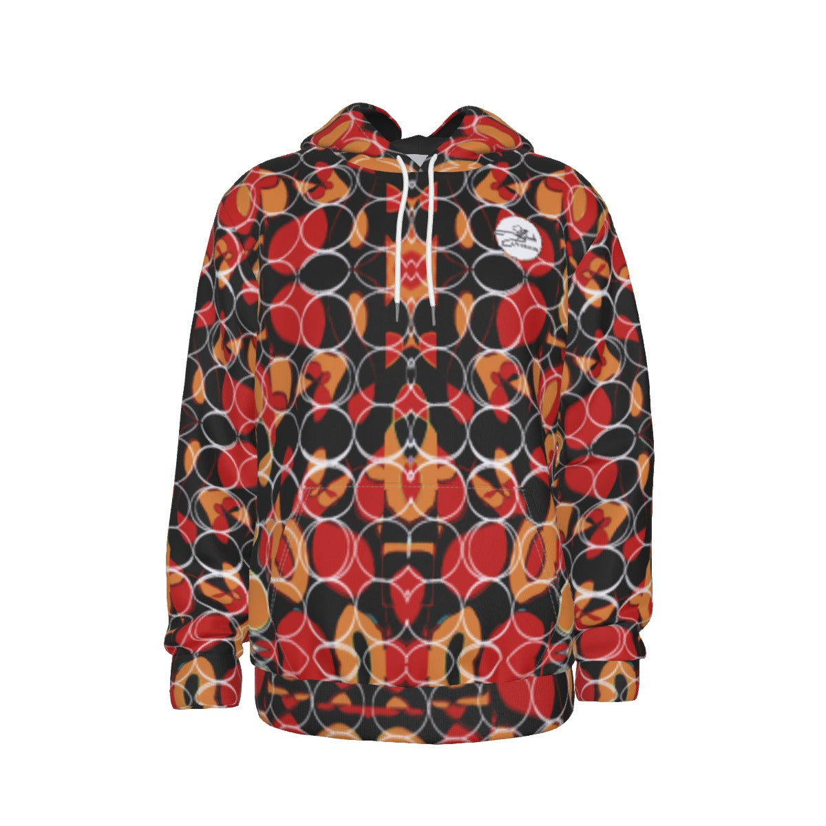 Abstract Print Men's Pullover Hoodie