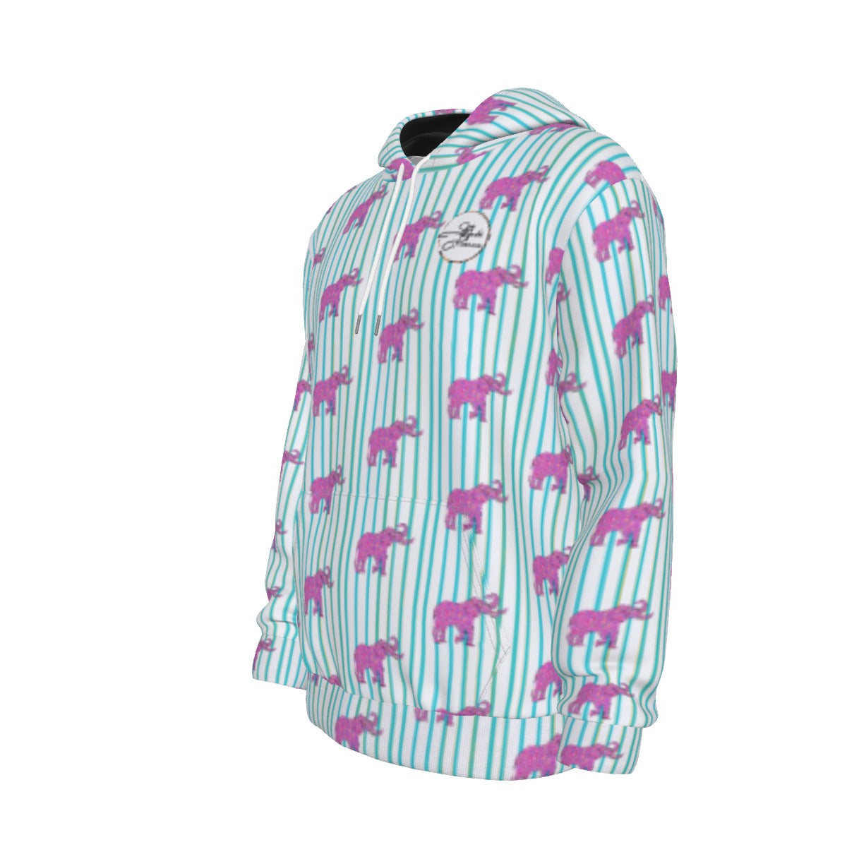 Frosted Elephant Pullover Hoodie