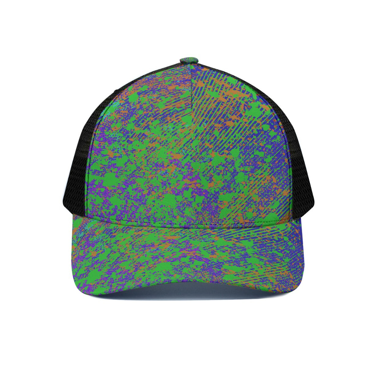 Cosmos Trucker Hat With Black Half-mesh