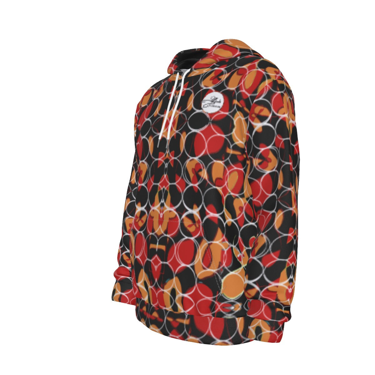 Abstract Print Men's Pullover Hoodie