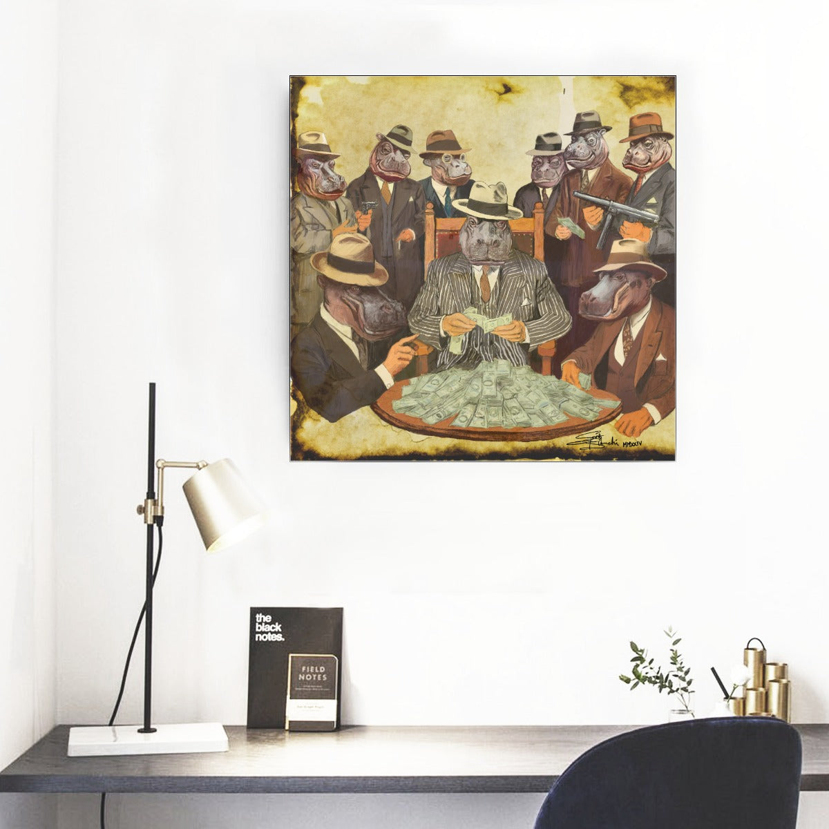 Framed Hip Mob MMXXIV Mural | Square