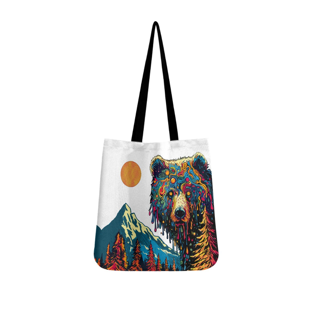 Drippy Bear Cloth Tote Bags