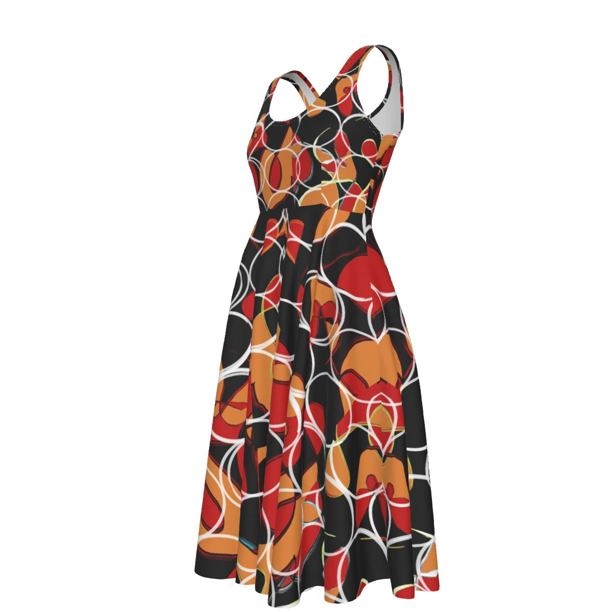 Circles Women's Sleeveless Dress