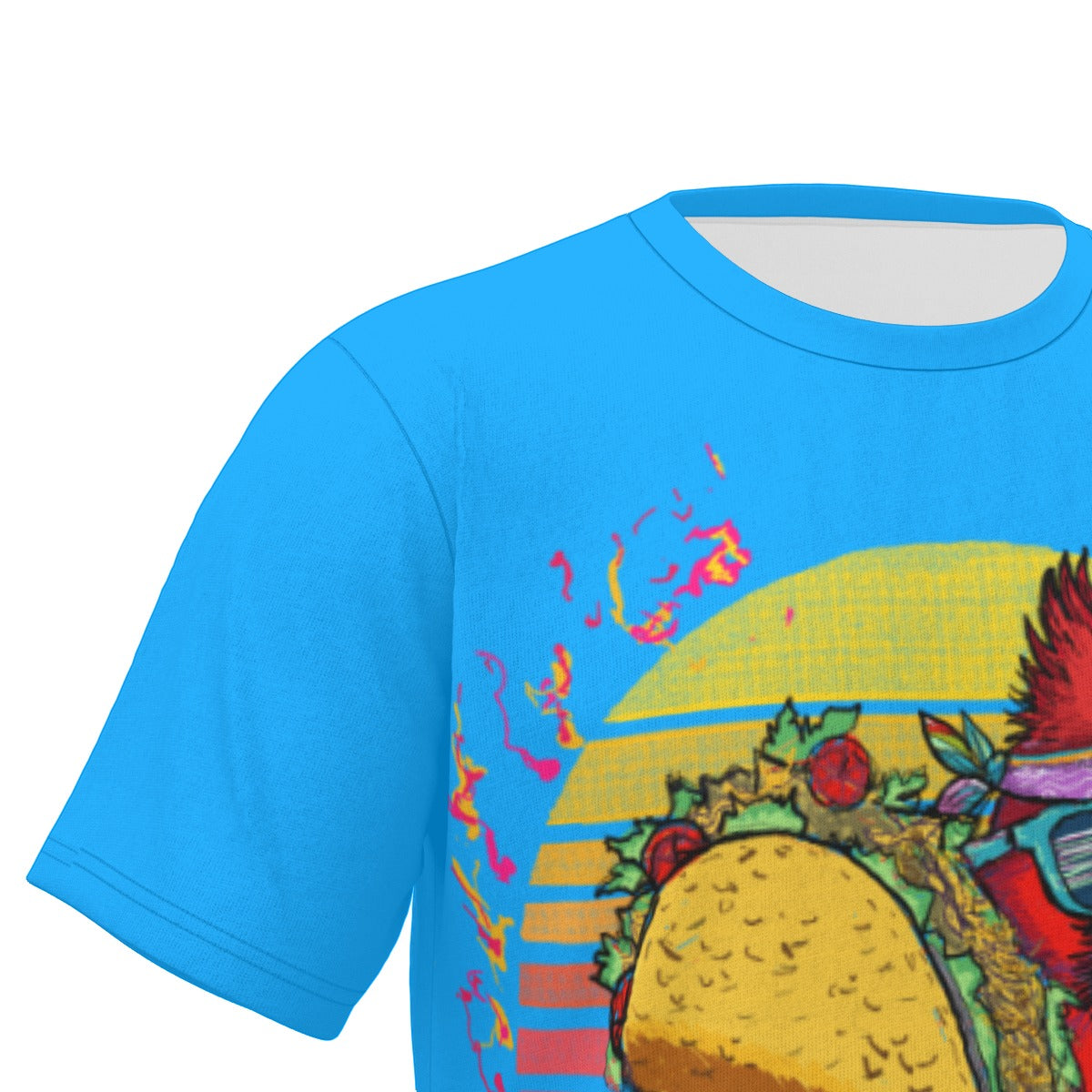 Taco Fest Redbird O-Neck T-Shirt (Blue)