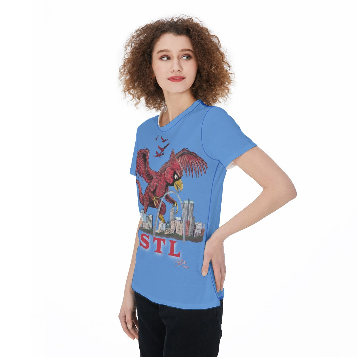 Cardinaldactyl Round Neck T-Shirt