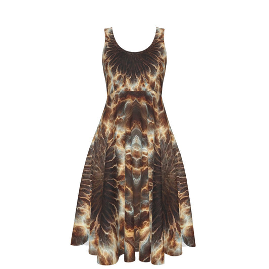 Sunburst Women's Sleeveless Dress