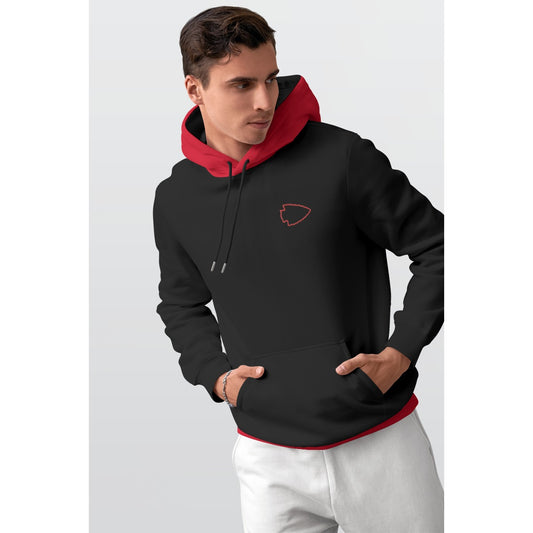 Kingdom (Black/Red) Thicken Pullover Hoodie