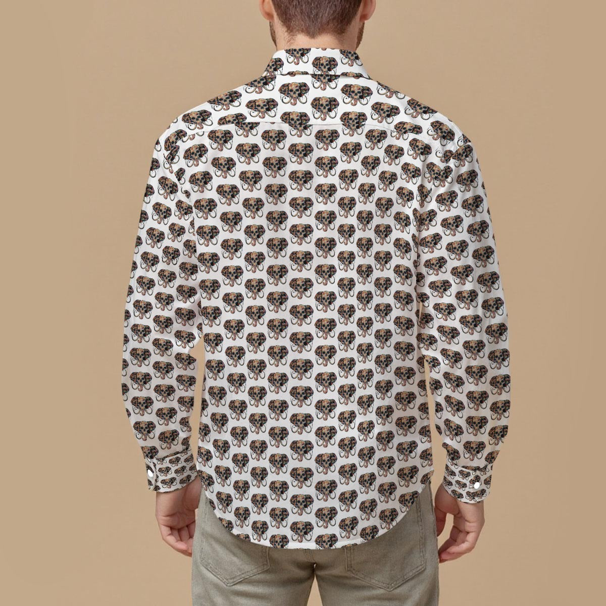 NVisible Elephant - White