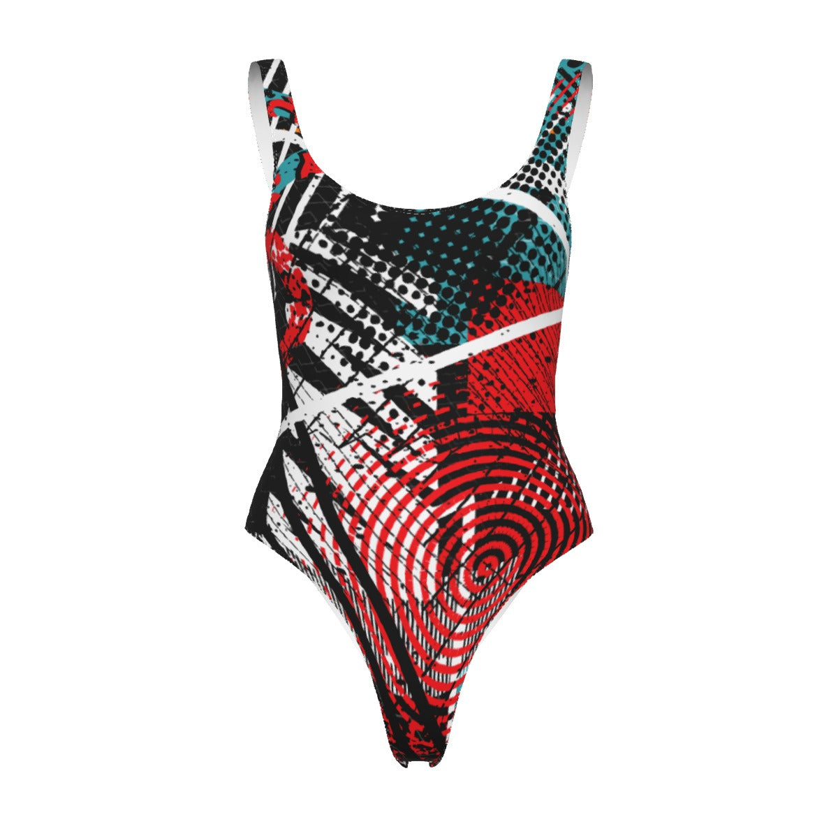 Graffiti All-Over Print Women's One-piece Swimsuit