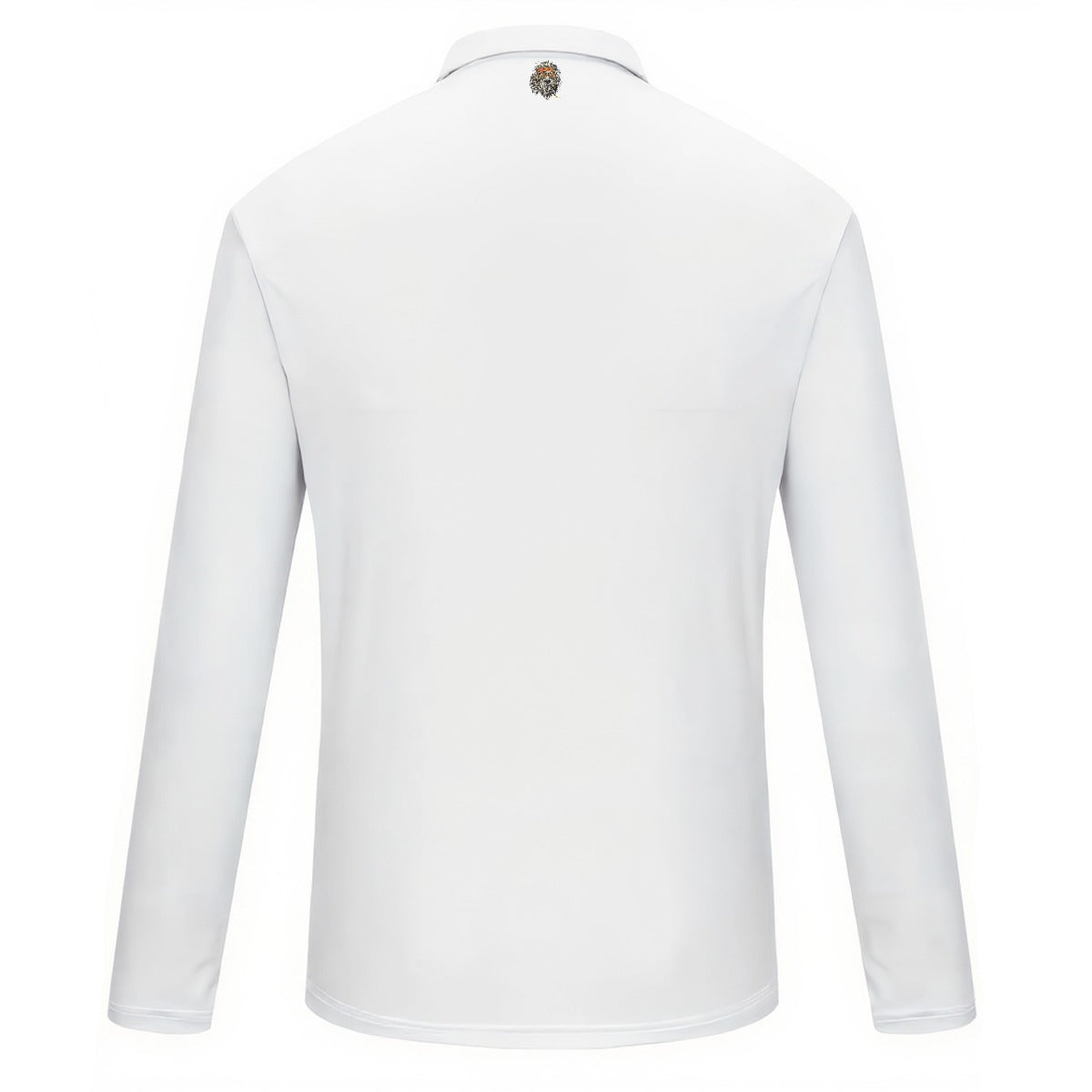 Grateful Dog White Women's Quarter Zip Sport Shirt With  Long Sleeve