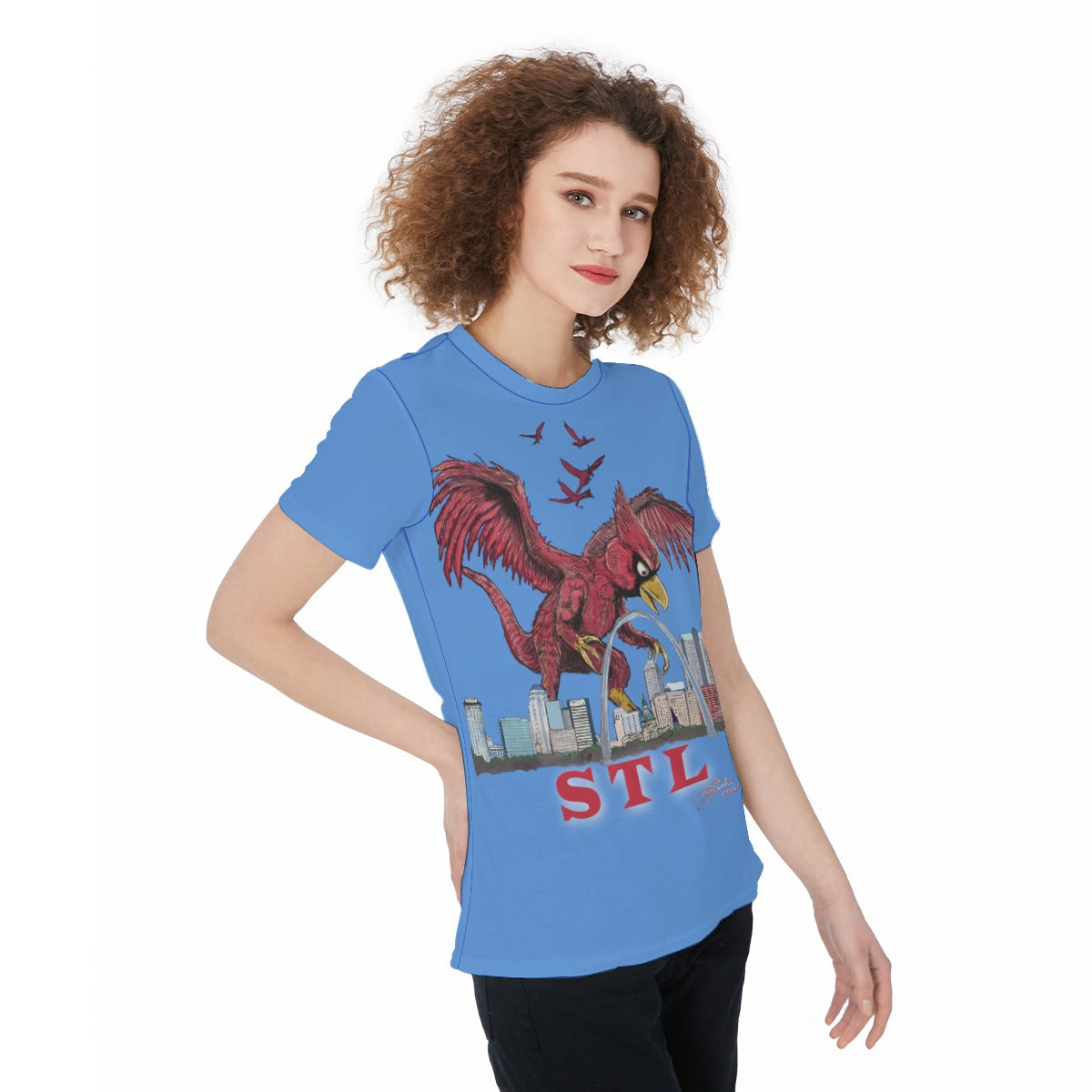 Cardinaldactyl Round Neck T-Shirt