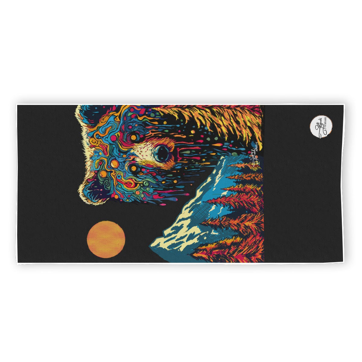 Drippy Bear MMXXIV Series Beach Towel