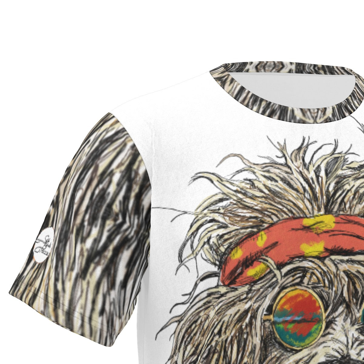 Grateful Dog Textured T-shirt