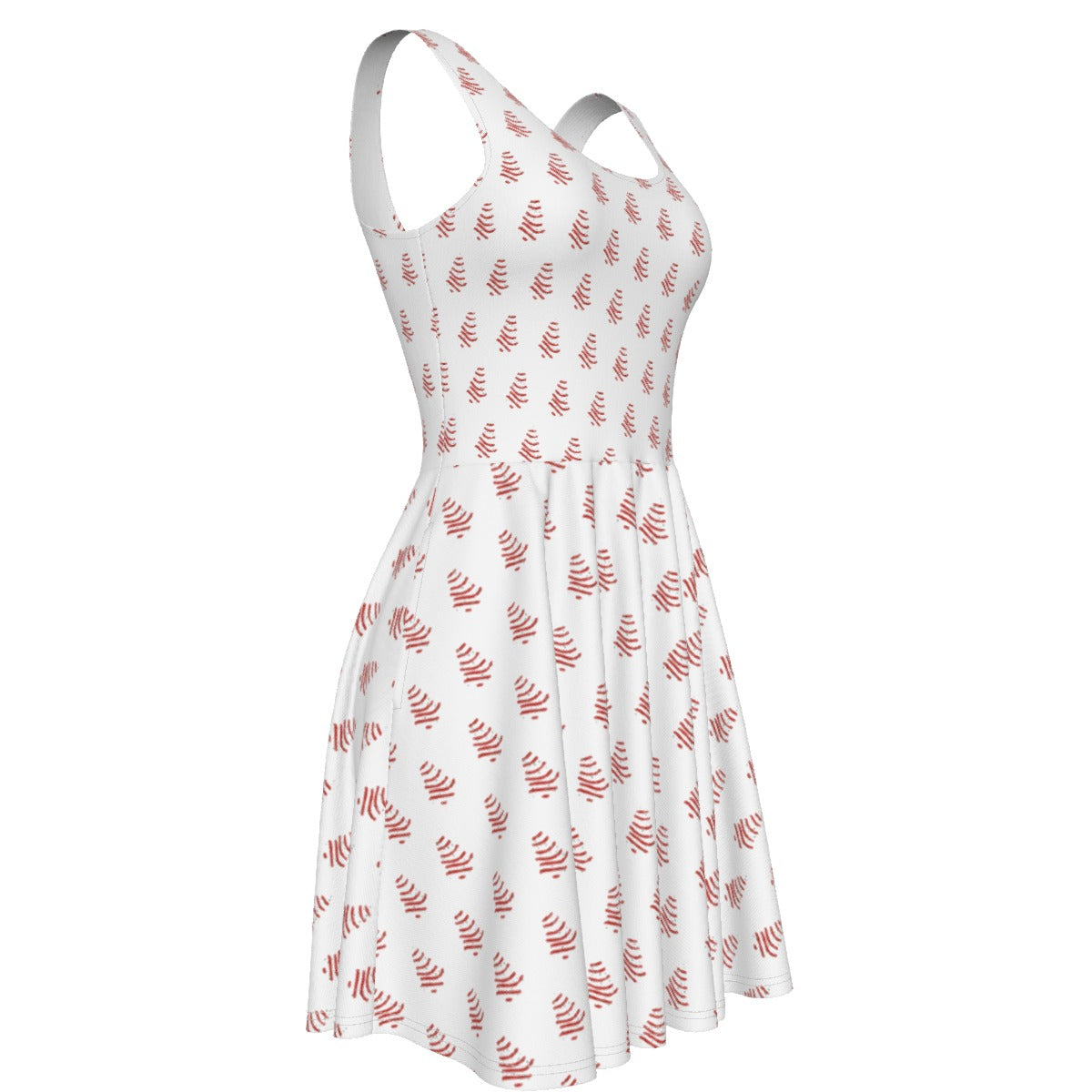 Womens Xmas Tree Tank Vest