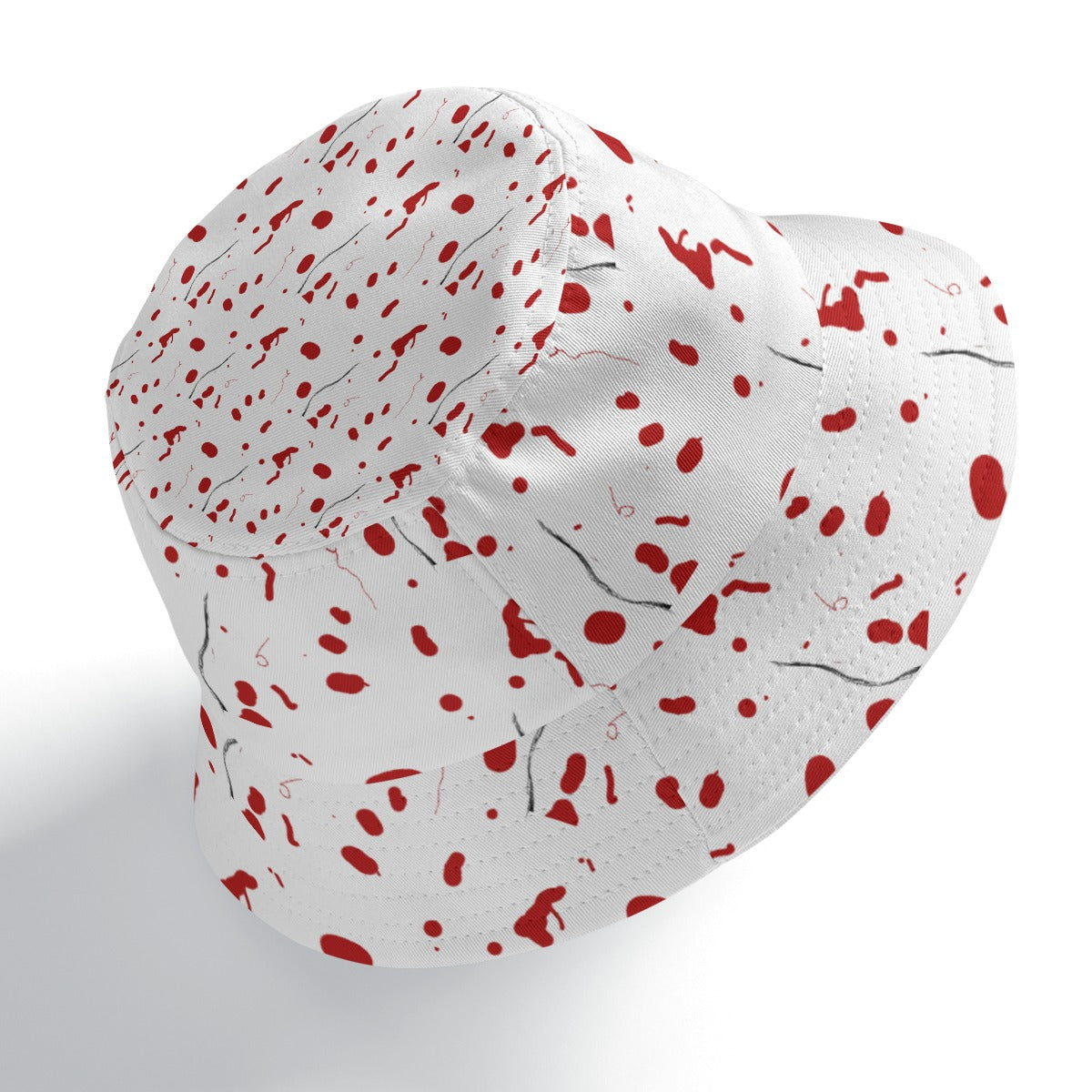 Stained Double-Side Printing Bucket Hat