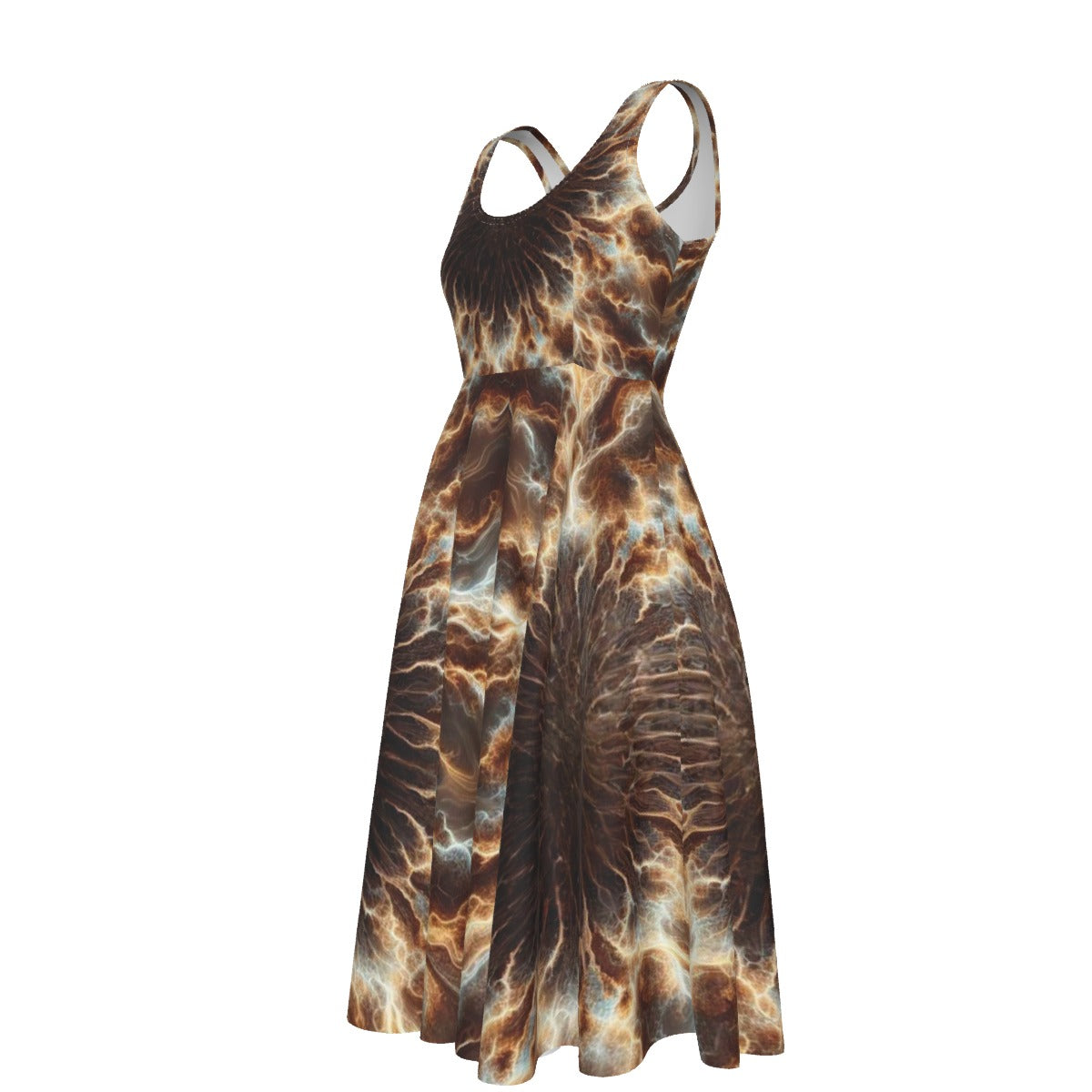 Sunburst Women's Sleeveless Dress