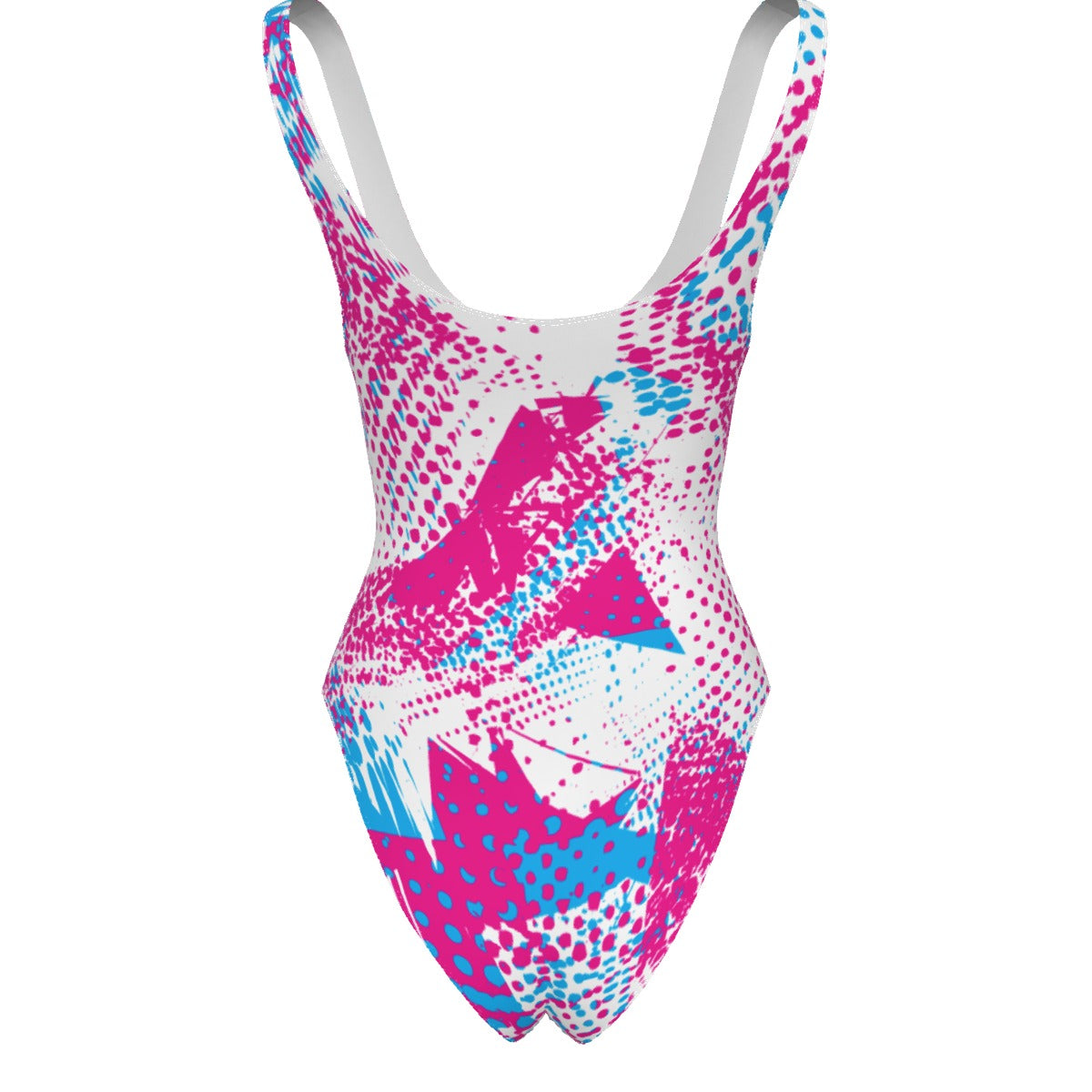 Pretty Pink Baby Blue Women's One-piece Swimsuit