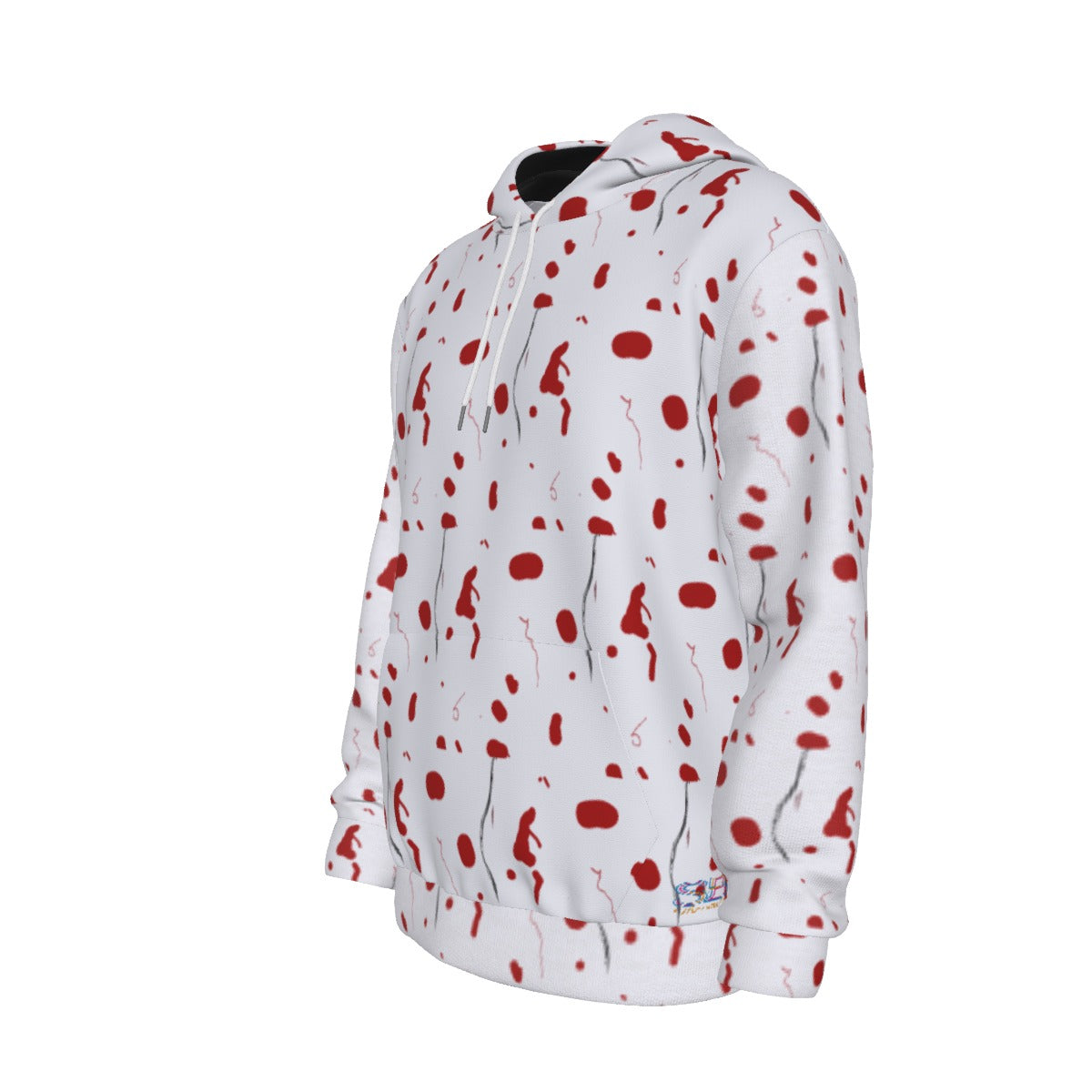 Stained Splatter Thicken Pullover Hoodie