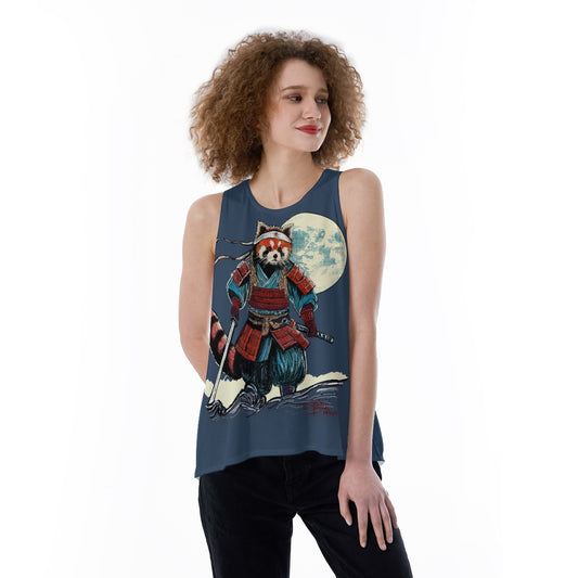 Respect Red Panda Women's Loose Tank Top