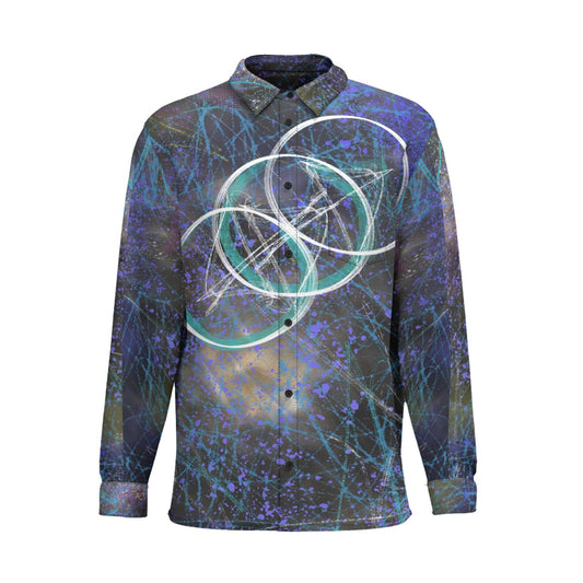 Galaxy Long Sleeve Shirt With Pocket