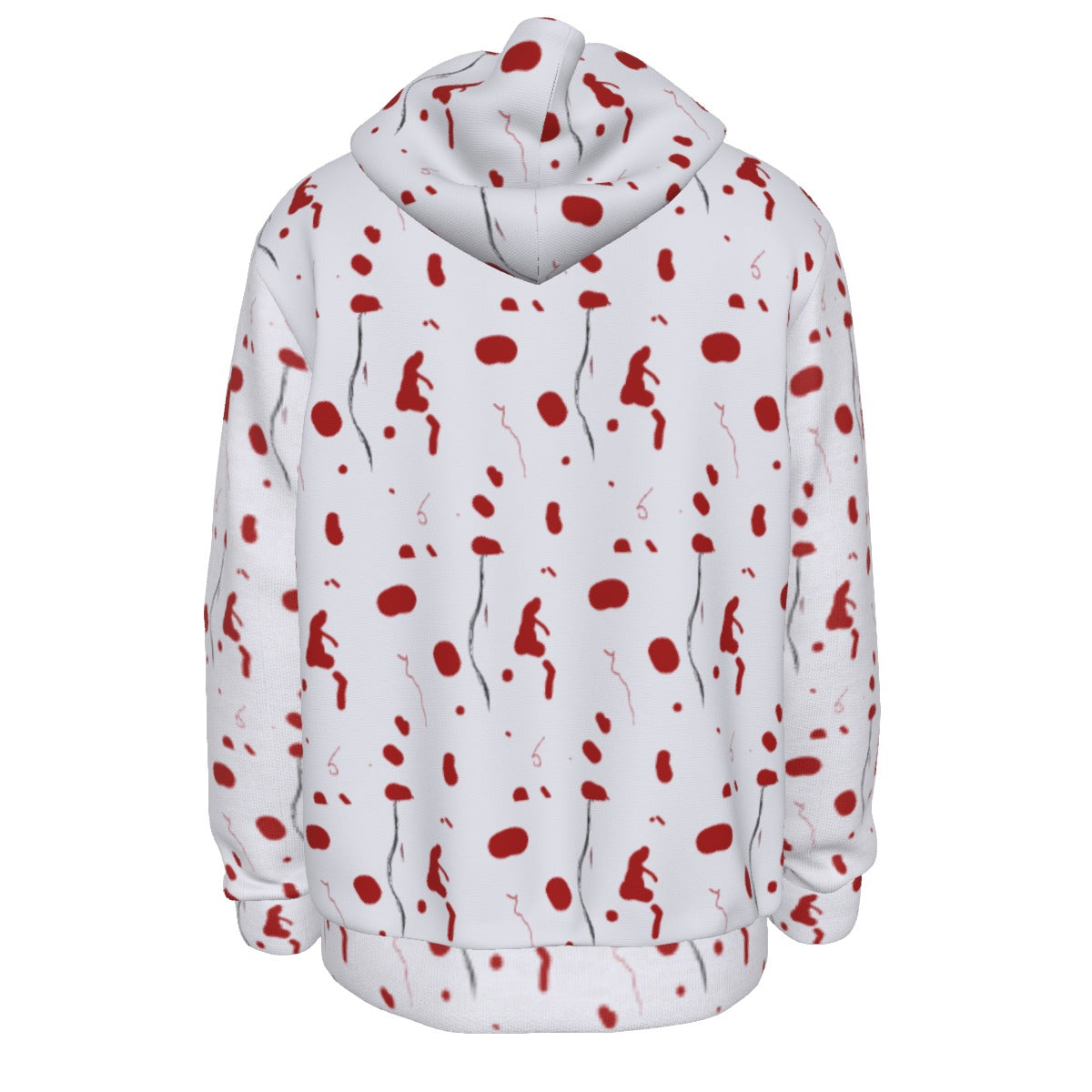 Stained Splatter Thicken Pullover Hoodie