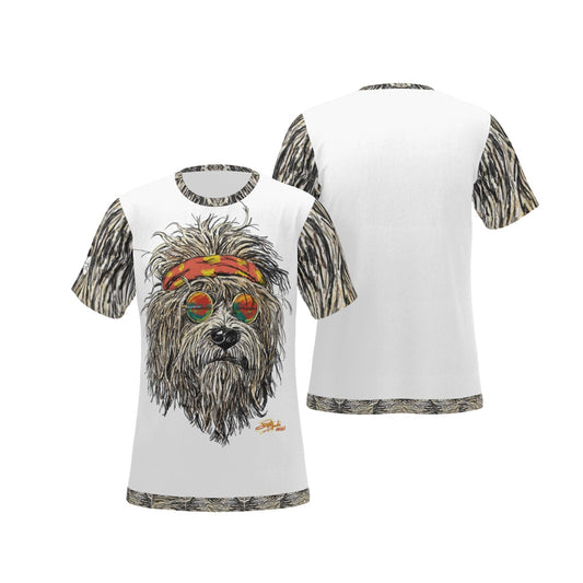 Grateful Dog Textured T-shirt