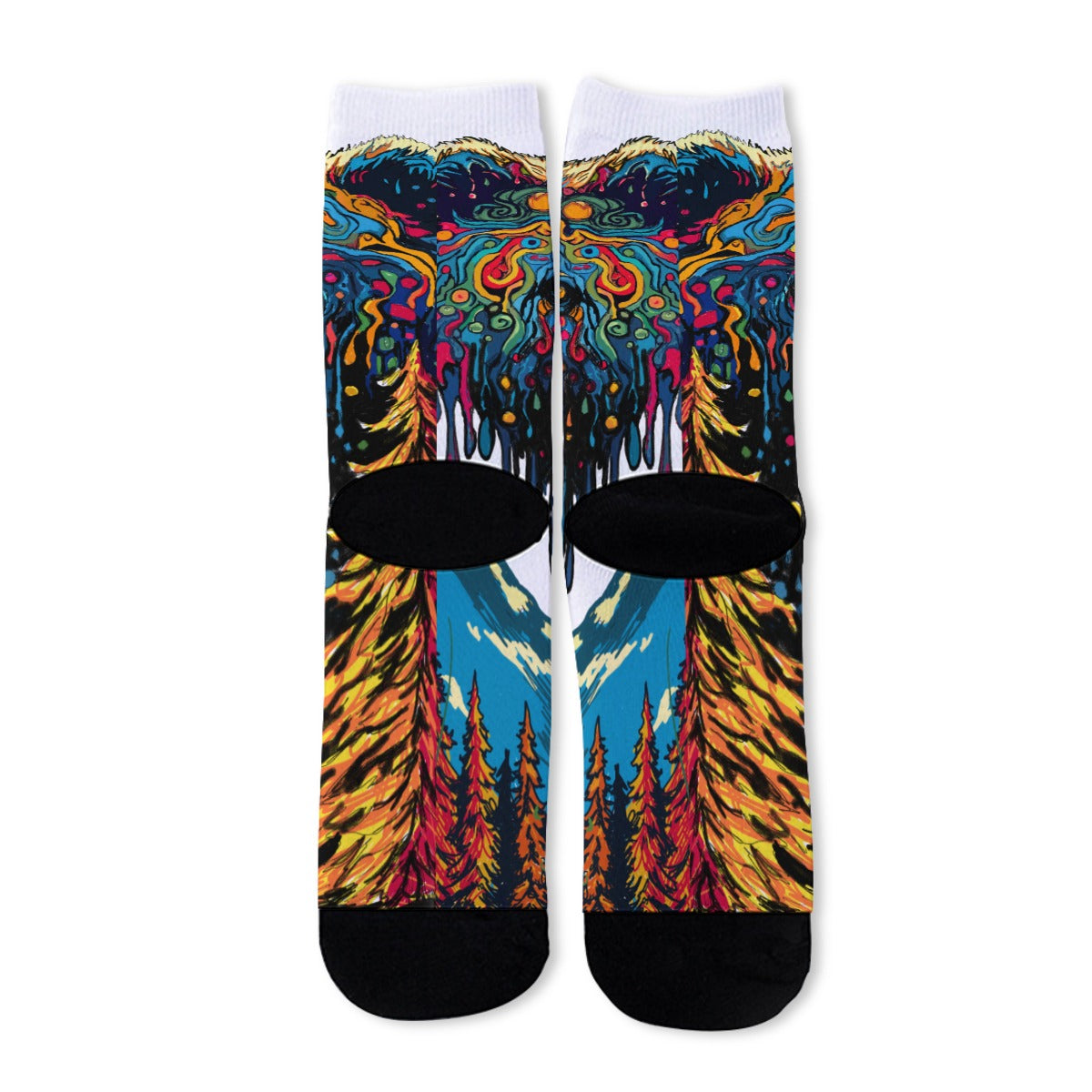 Drippy Bear Unisex Long Socks