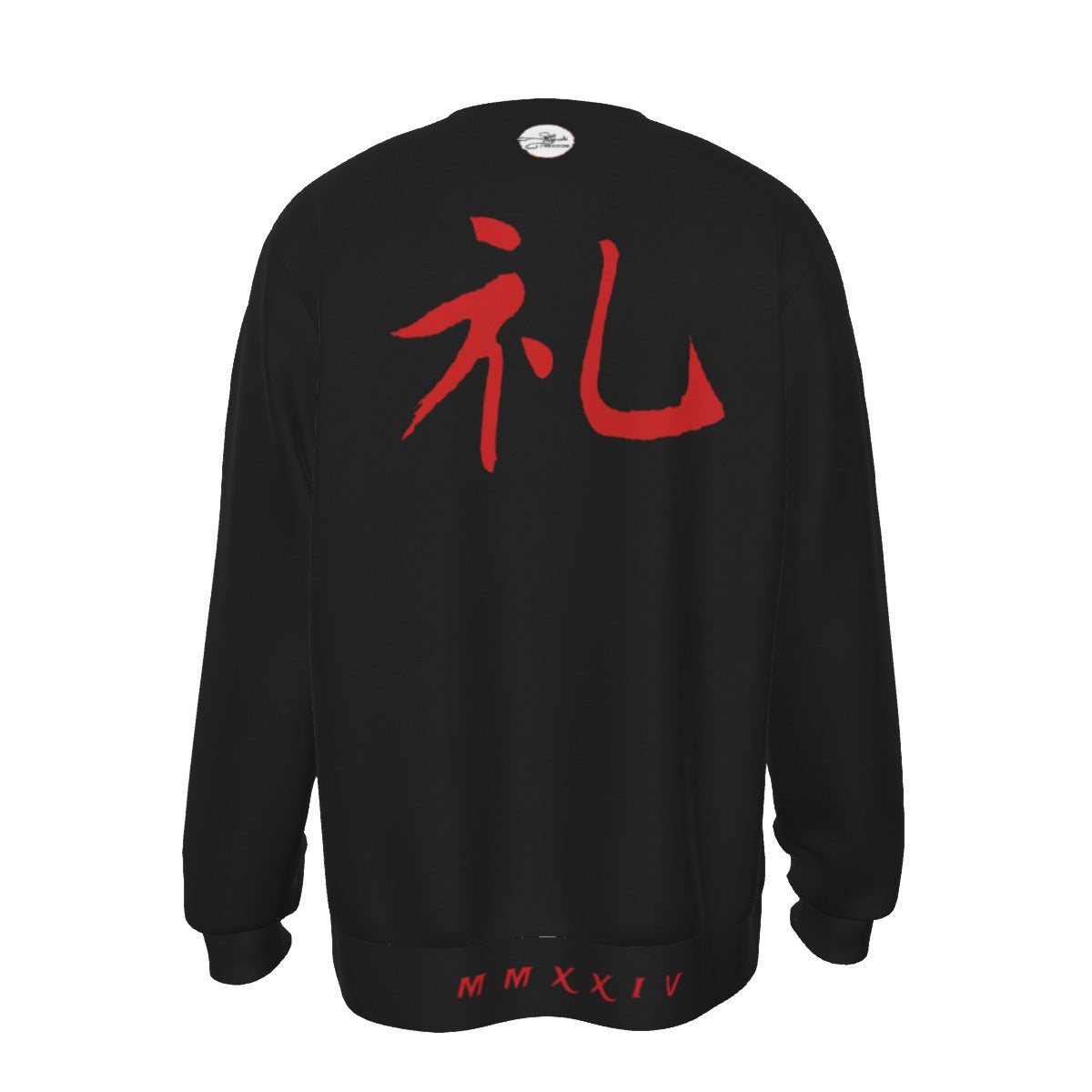 Respect Red Panda (Black) Men's Thicken Sweater