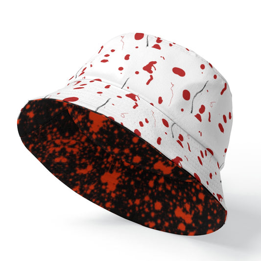 Stained Double-Side Printing Bucket Hat