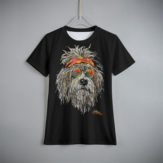 Grateful Dog Black Kid's T-Shirt