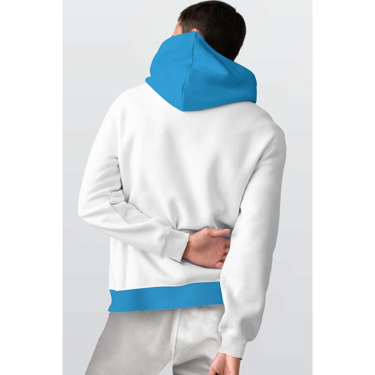 Bleed Blue (White) Thicken Pullover Hoodie