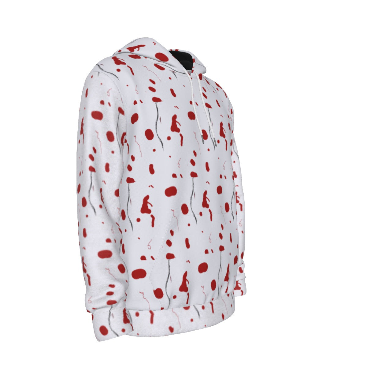 Stained Splatter Thicken Pullover Hoodie