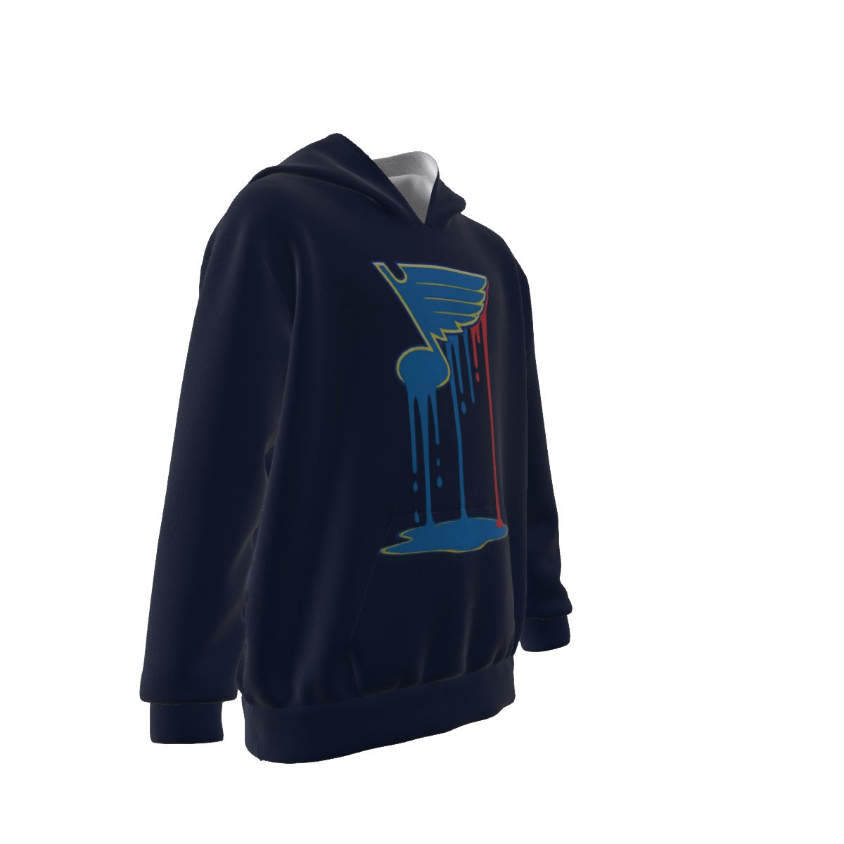Bleed Blue Navy Kid's Heavy Fleece Hoodie