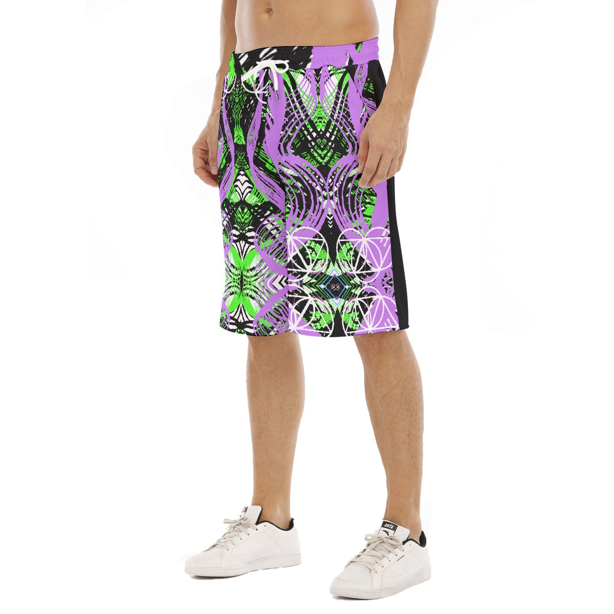 Be Vivid Men's Tether Loose Shorts