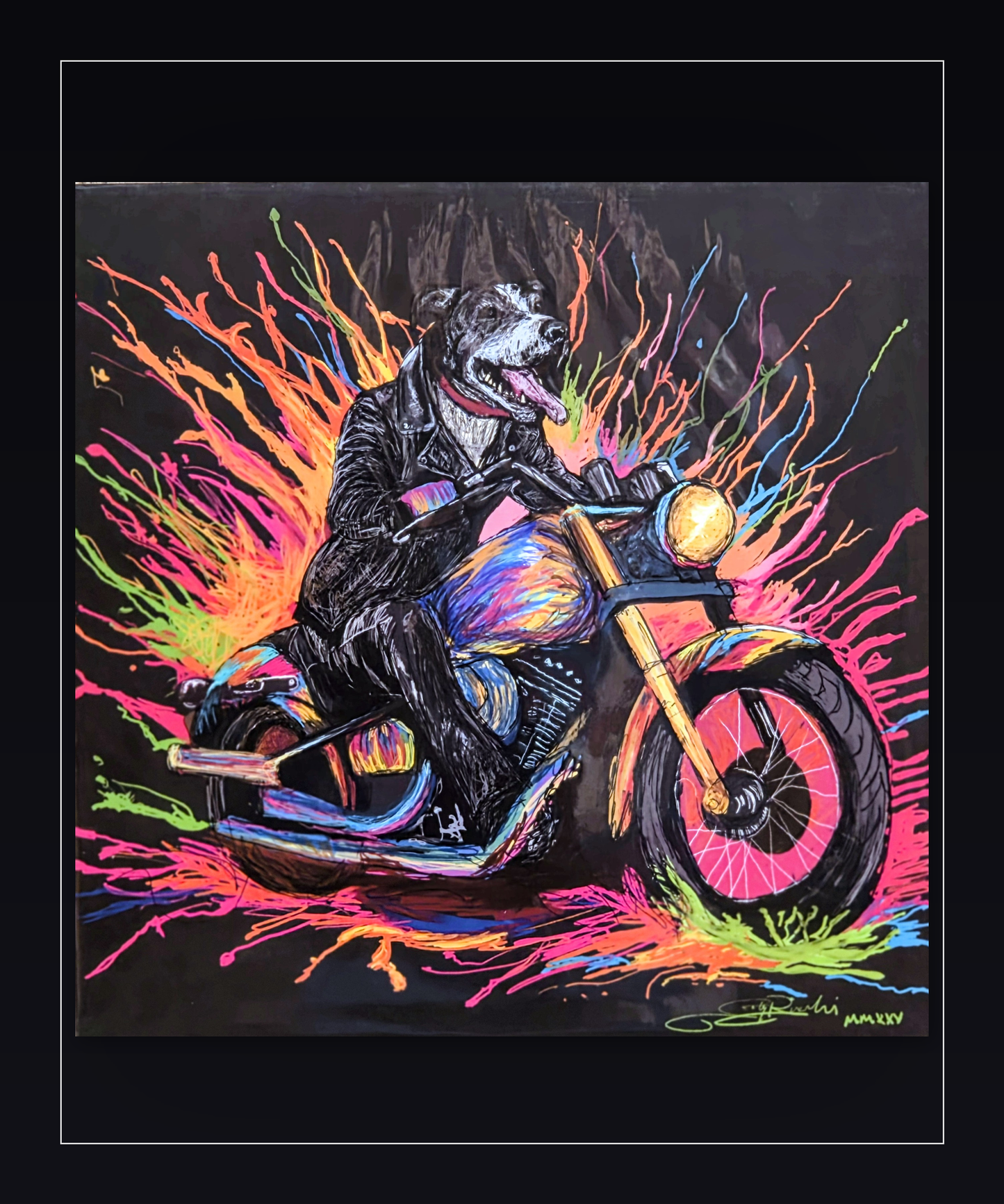 Motorcycle Dog