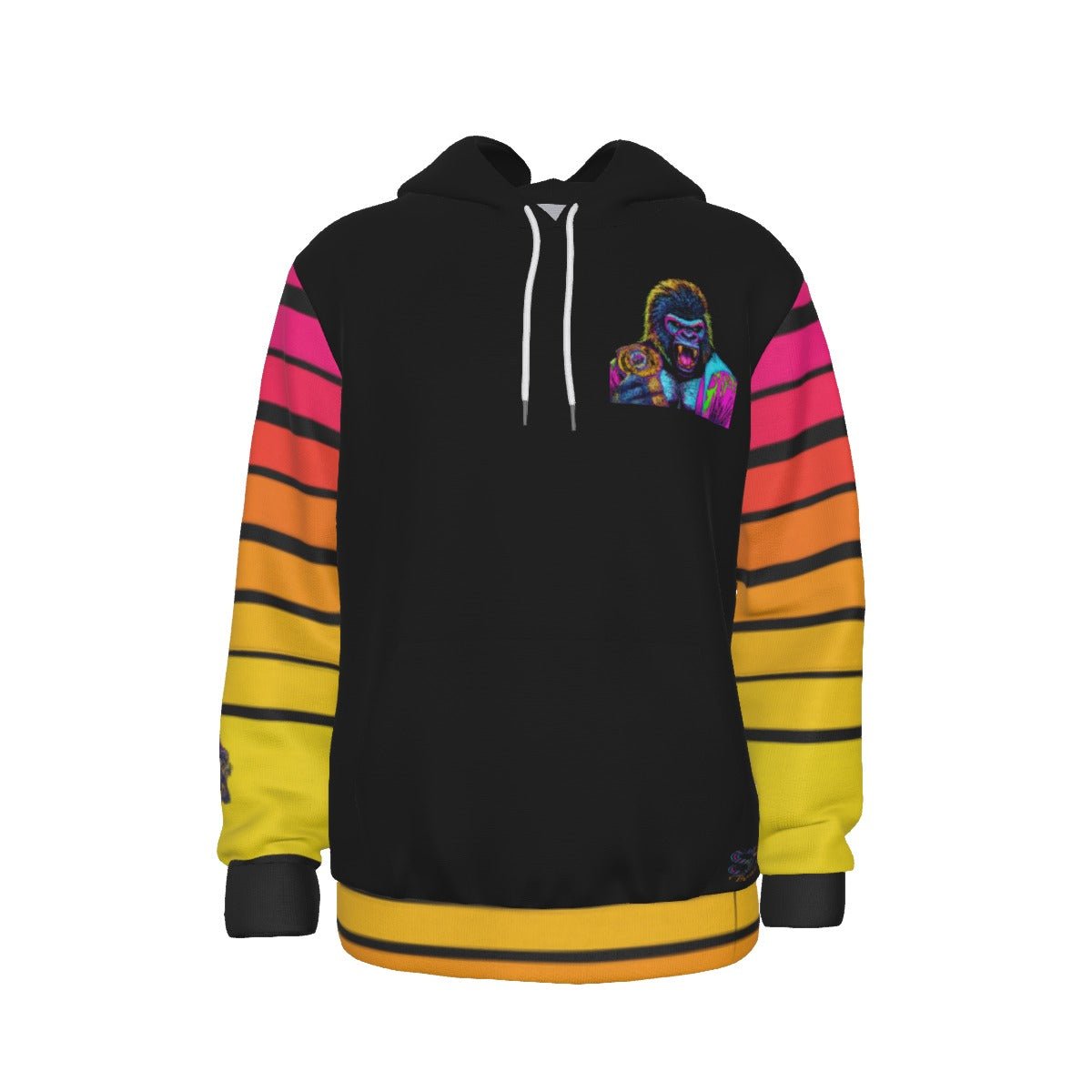 All - Over Print Men's Thicken Pullover Hoodie - SB - THREADZ