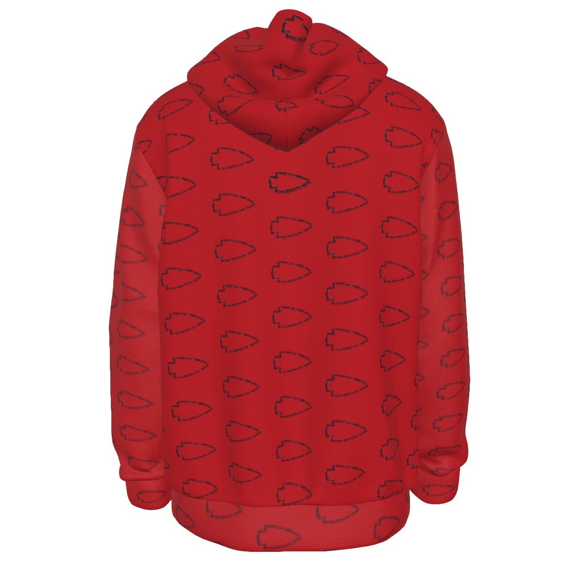 Arrowhead (Classic Red) Thicken Pullover Hoodie - SB - THREADZ