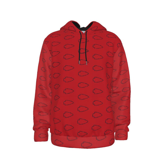 Arrowhead (Classic Red) Thicken Pullover Hoodie - SB - THREADZ