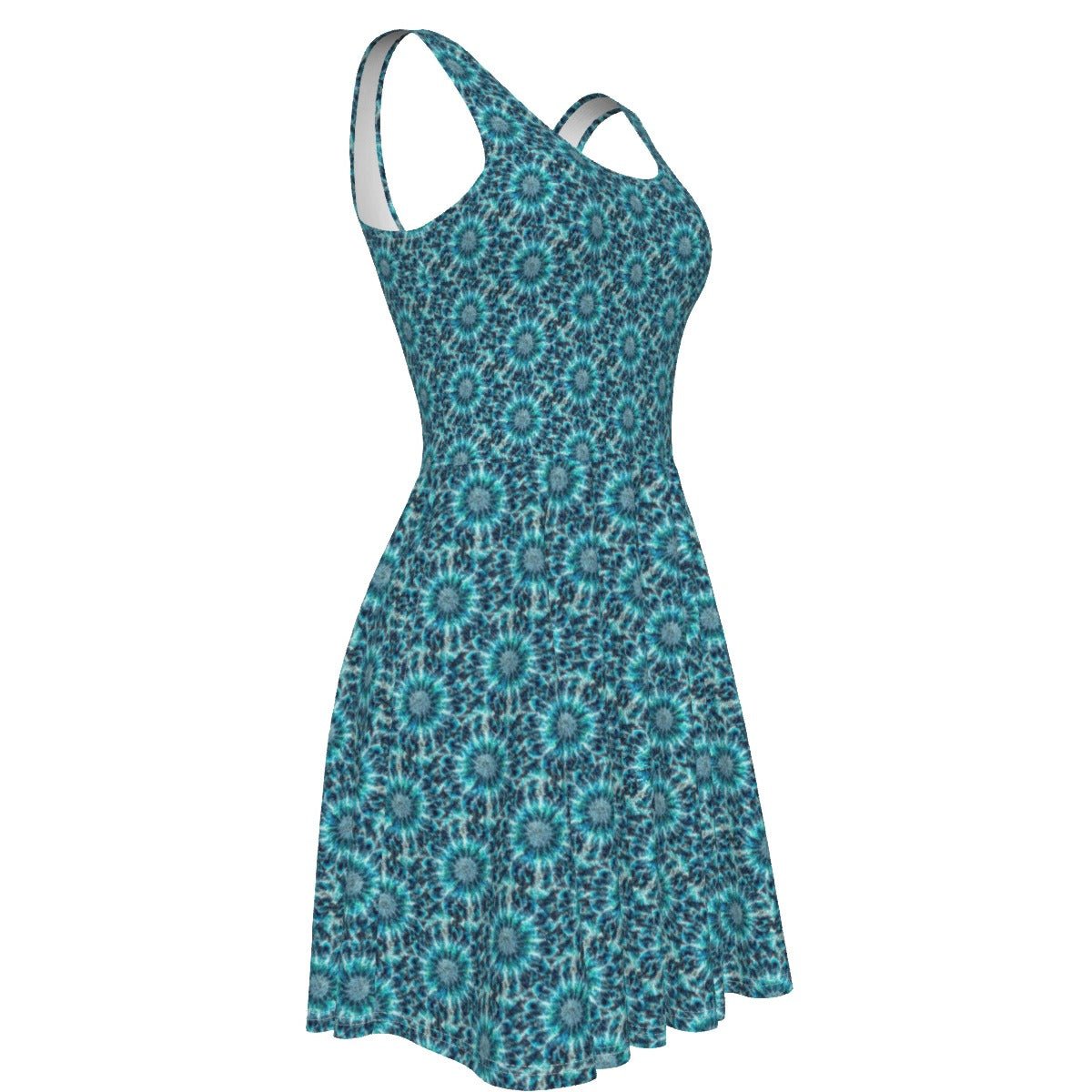 Blue Lightning Women's Tank Vest Dress - SB - THREADZ