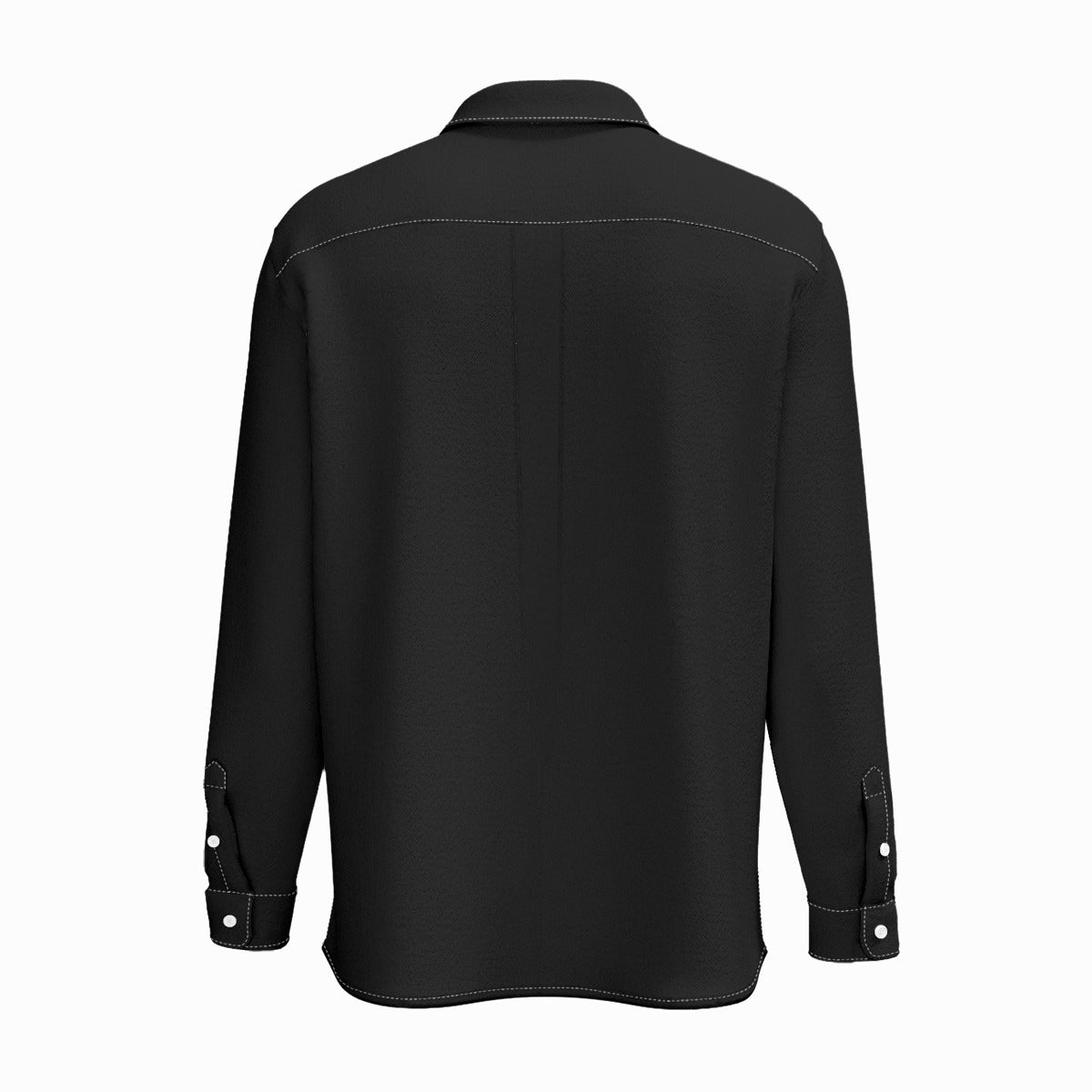 Grateful Dog Black Long Sleeve Shirt With Pocket - SB - THREADZ