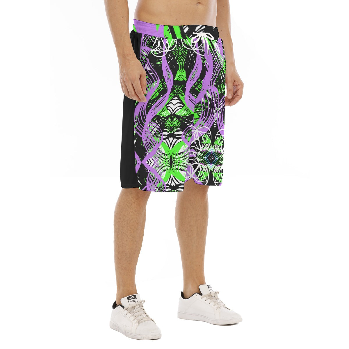 Be Vivid Men's Tether Loose Shorts