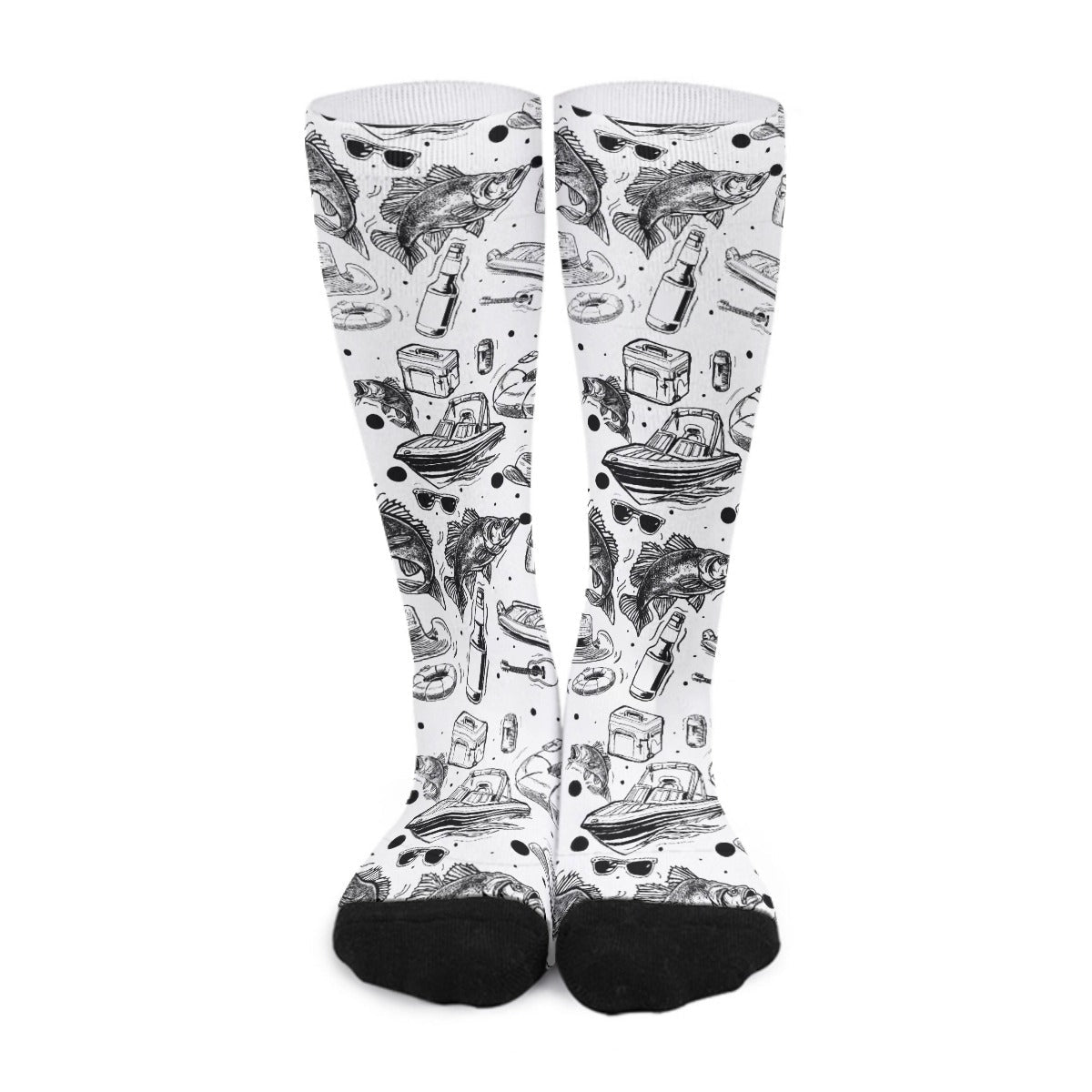 Lake Activities Unisex Long Socks - SB - THREADZ