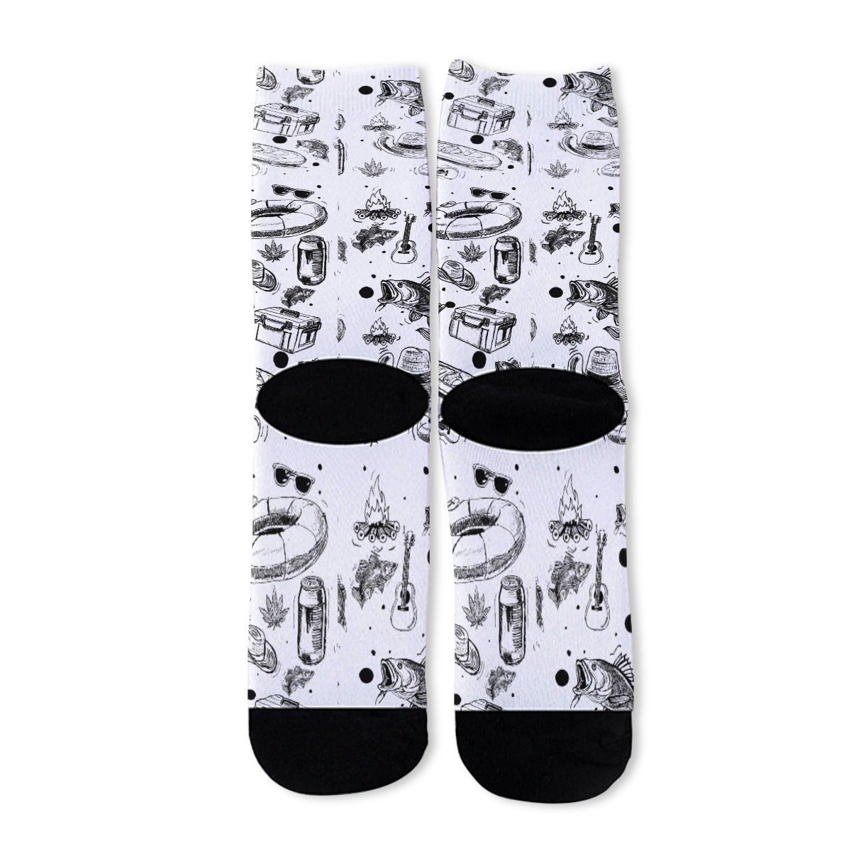 Lake Activities Unisex Long Socks - SB - THREADZ